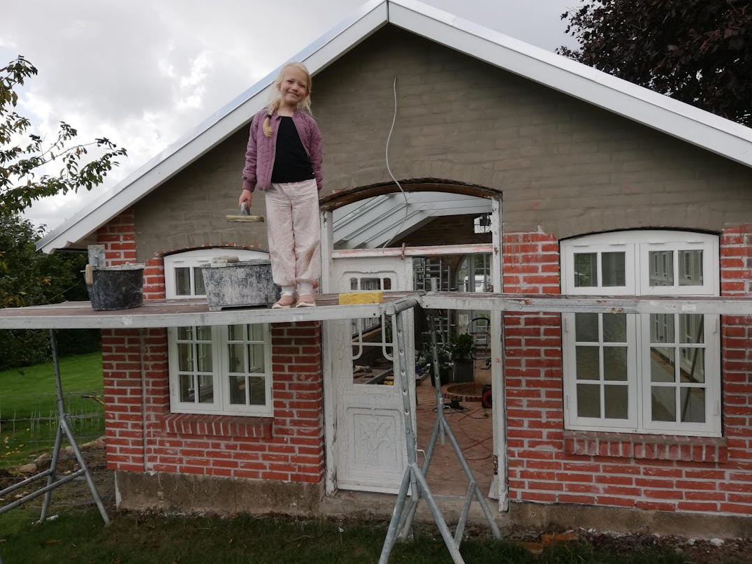 Orangeri av återvunnet material Orangeri av återvunnet material